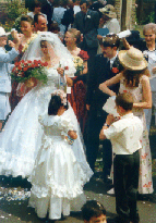 outside the church